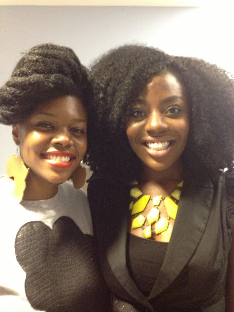 Nikki Billie Jean and Ngozi Okpara at The Naturalista Hair Show 2013