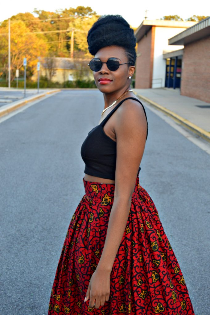 leather-ankara-black-forever-21-leather-jacket-black-croptop-and-red-puksies-wardrobe-aymone-maxi-skirt-for-all-things-ankara-fashion-week-2014-day-1-4