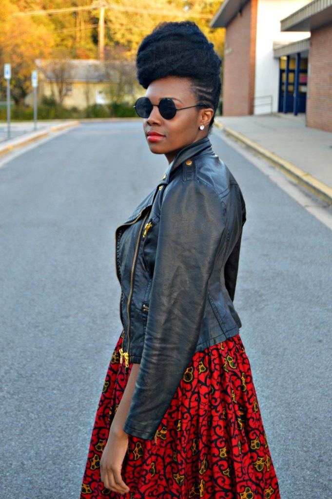 leather-ankara-black-forever-21-leather-jacket-black-croptop-and-red-puksies-wardrobe-aymone-maxi-skirt-for-all-things-ankara-fashion-week-2014-day-1-6
