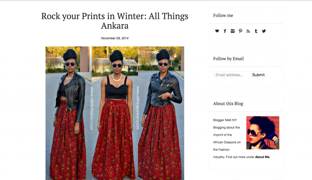 Rock Your Prints in Winter-All Things Ankara